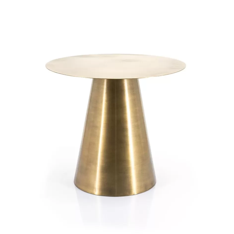 Bijzettafels>Straluma Tafel Ø 50cm goud