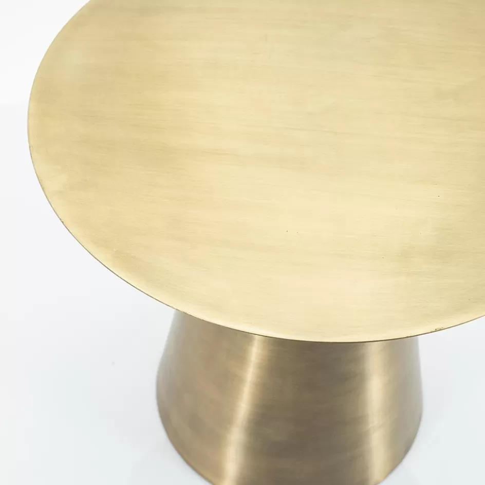 Bijzettafels>Straluma Tafel Ø 50cm goud