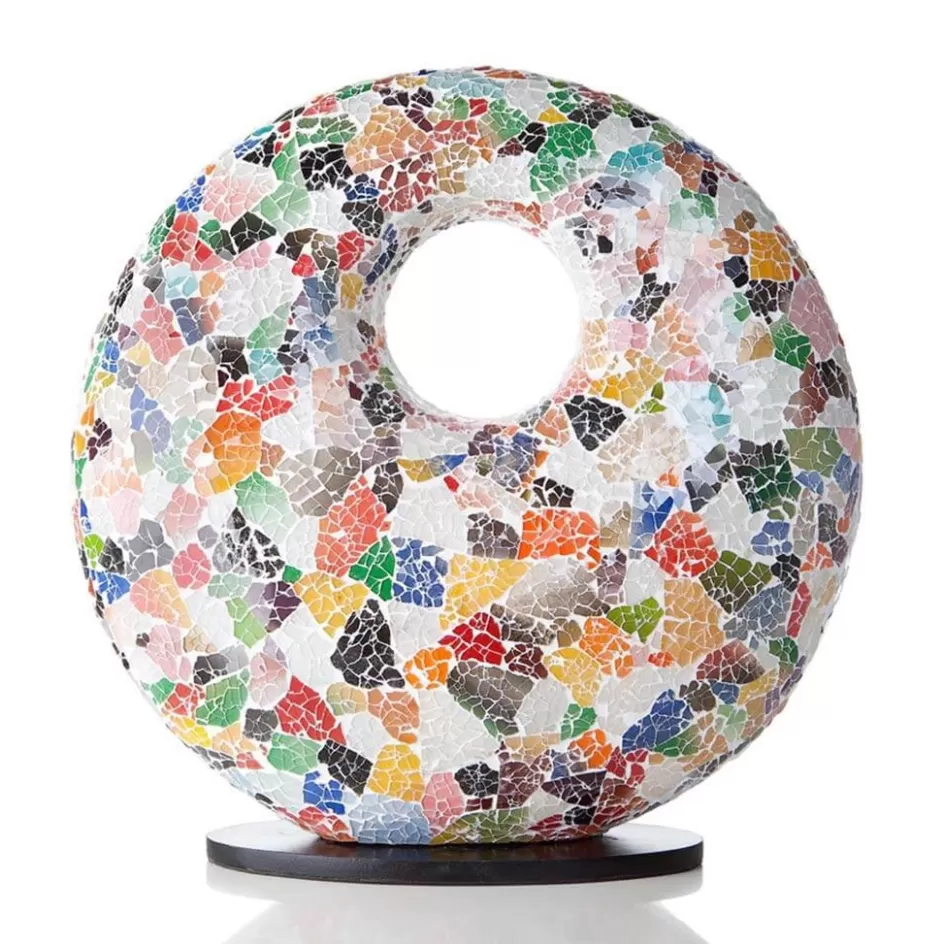 Woonkamerlampen | Slaapkamerlampen>Straluma Tafellamp met gat multicolor mozaic