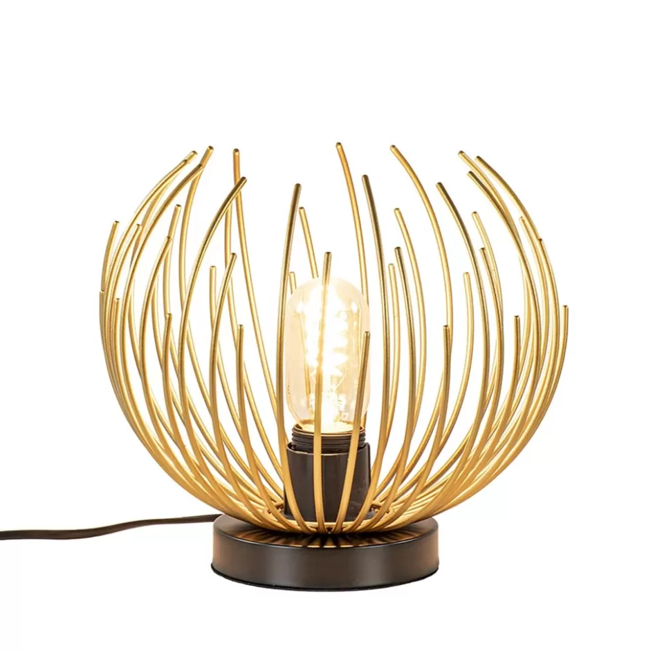 Tafellampen | Decoratieve Verlichting>Straluma Tafellamp Nest klein zwart/matgoud