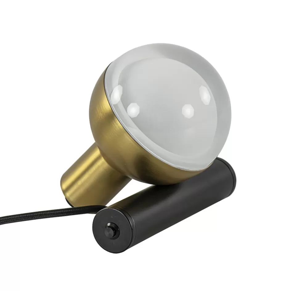 Tafellampen | Wandlampen>Straluma Tafel/wandlamp Drop zwart/goud