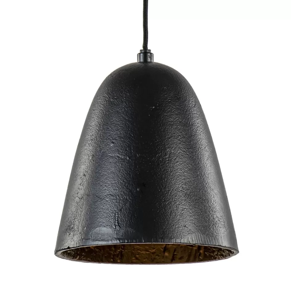 Light and Living | Halverlichting>Straluma Trendy hanglamp Sumeri mat zwart met goud