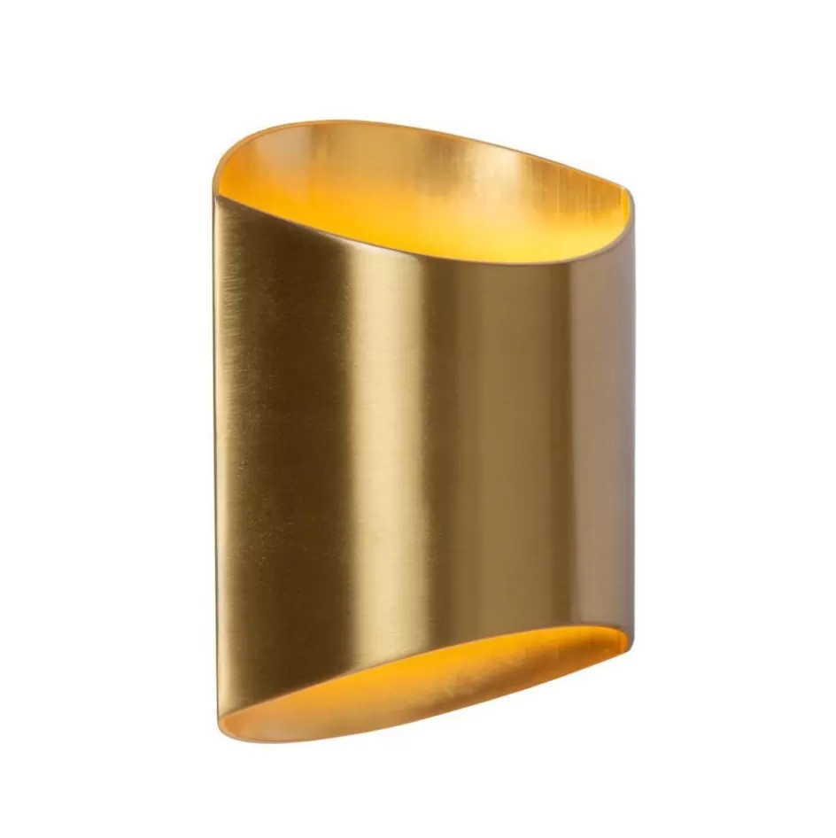 Wandlampen | Lifestyle Verlichting>Straluma Trendy wandlamp goud metaal G9