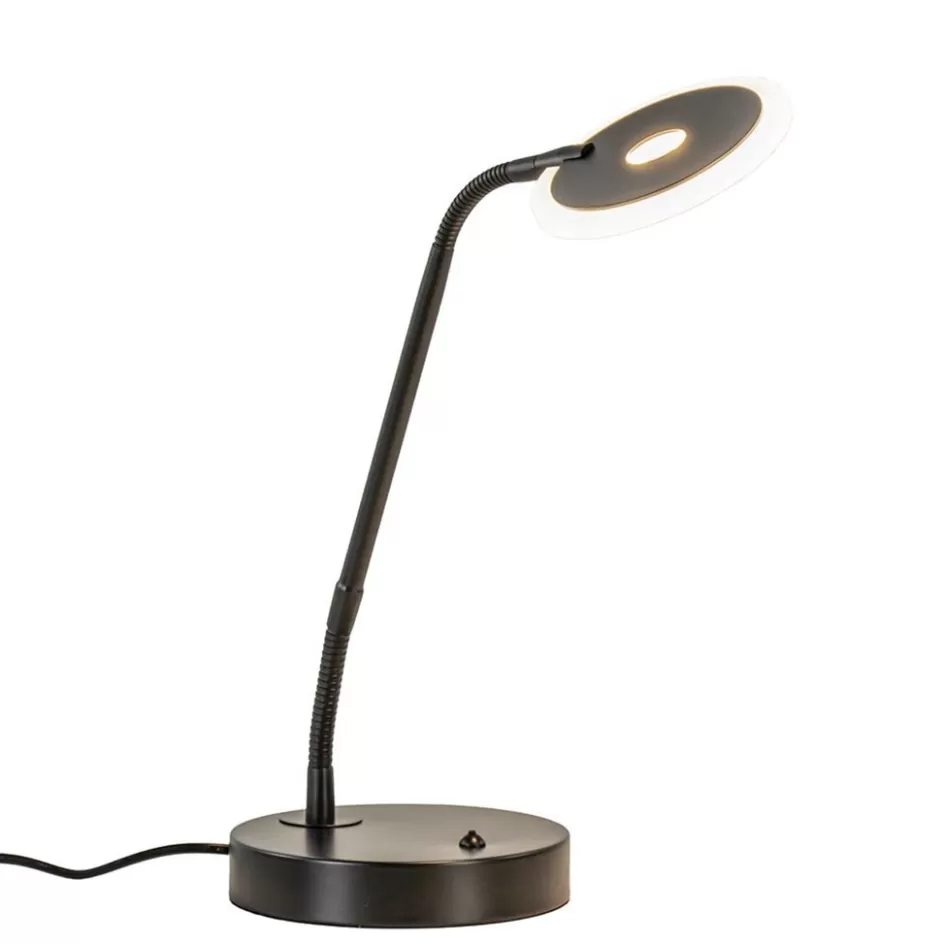 Tafellampen | Bureaulampen>Straluma Verstelbare LED tafel/bureaulamp mat zwart dimbaar