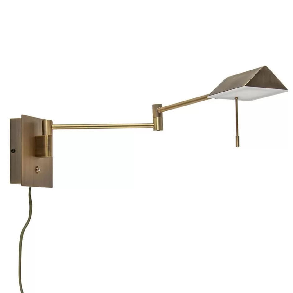 Wandlampen | Woonkamerlampen>Straluma Verstelbare wandlamp brons inclusief LED dim to warm