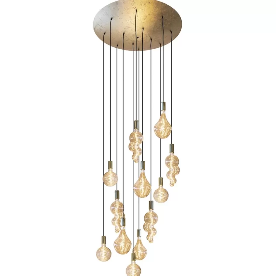 Hanglampen | Videverlichting>Straluma Videlamp Aton 12l goldleaf/shiny brass