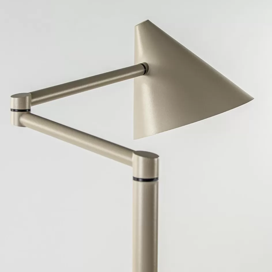 Vloerlampen | Retro Verlichting>Straluma Vintage vloerlamp verstelbaar zandkleurig
