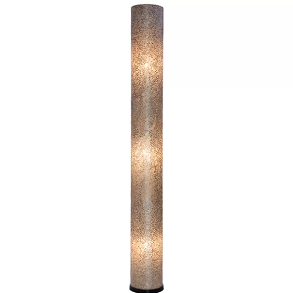 Vloerlampen | Schelpenlampen>Straluma Vloerlamp cilinder capiz schelpen 200 cm