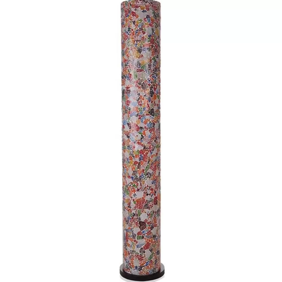 Woonkamerlampen | Slaapkamerlampen>Straluma Vloerlamp zuil mozaiek glas multicolor 200 cm