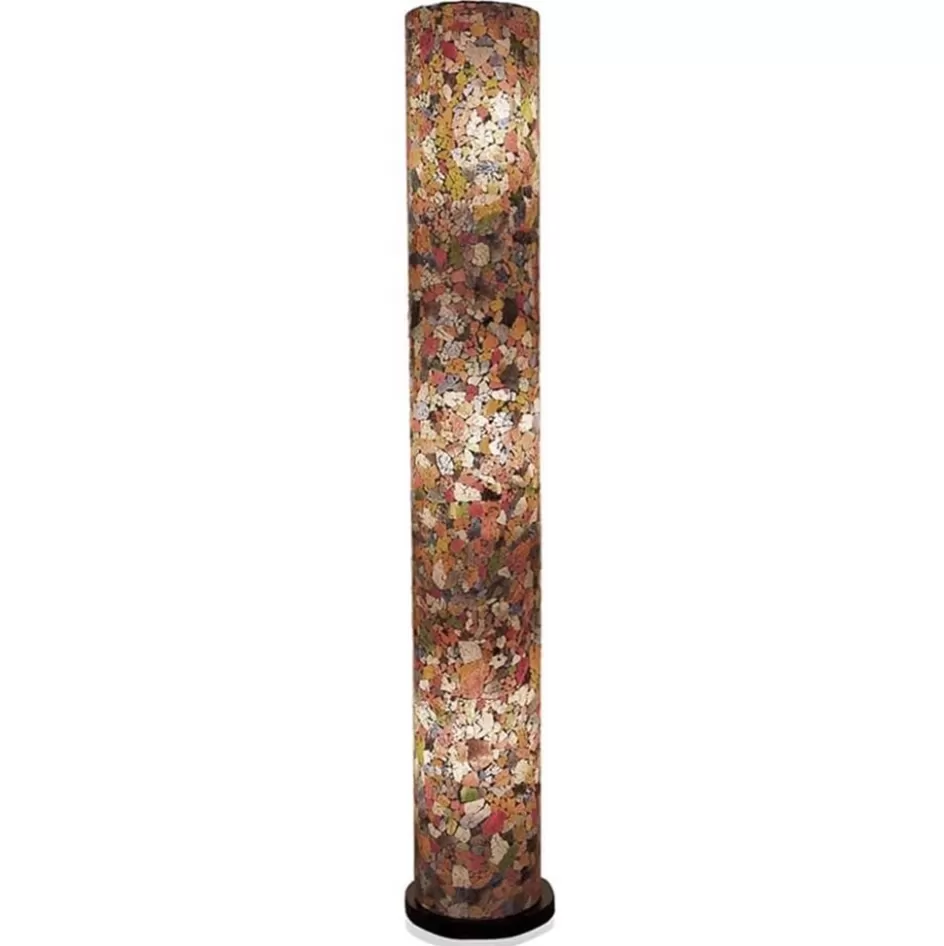 Woonkamerlampen | Slaapkamerlampen>Straluma Vloerlamp zuil mozaiek glas multicolor 200 cm