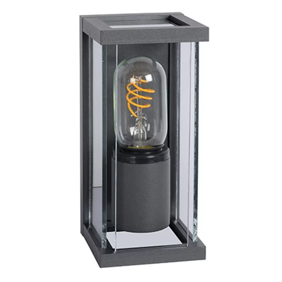 Buitenlampen | Halverlichting>Straluma Wandlamp buiten antraciet/glas IP54