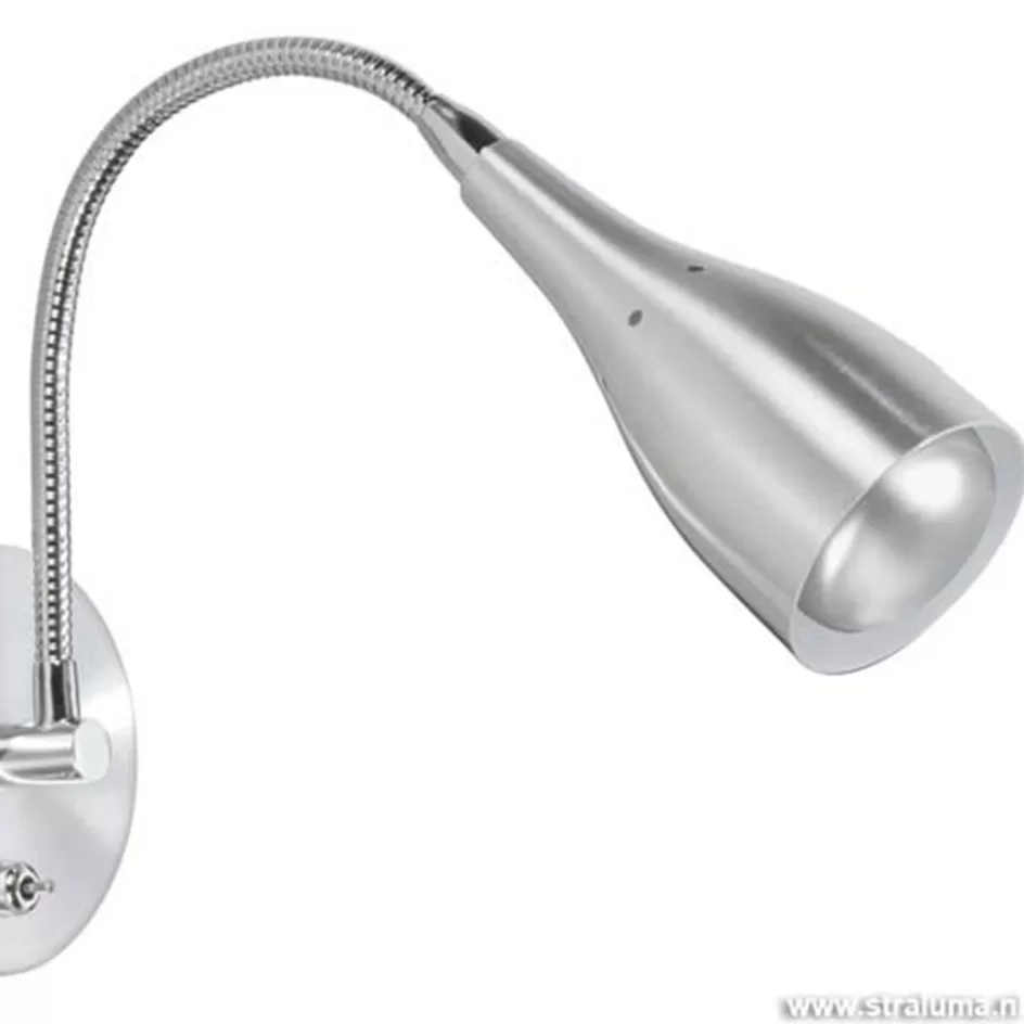 Bedlampjes | Kinderlampen>Straluma Wandlamp Elite aluminium strak modern