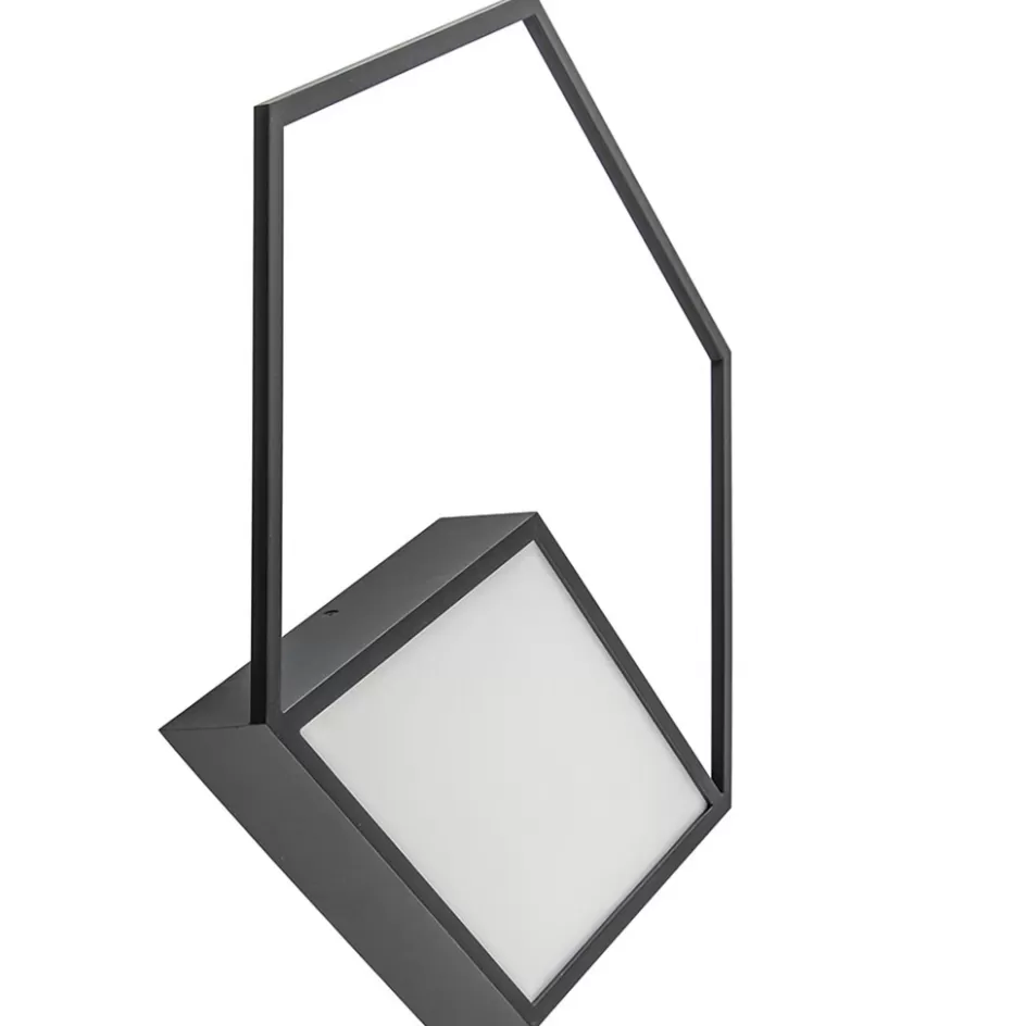 Plafondlampen | Wandlampen>Straluma Wandlamp Kubick XL zwart 3000K