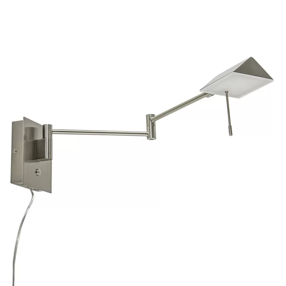 Wandlampen | LED Wandlampen>Straluma Wandlamp staal verstelbaar met dim to warm functie