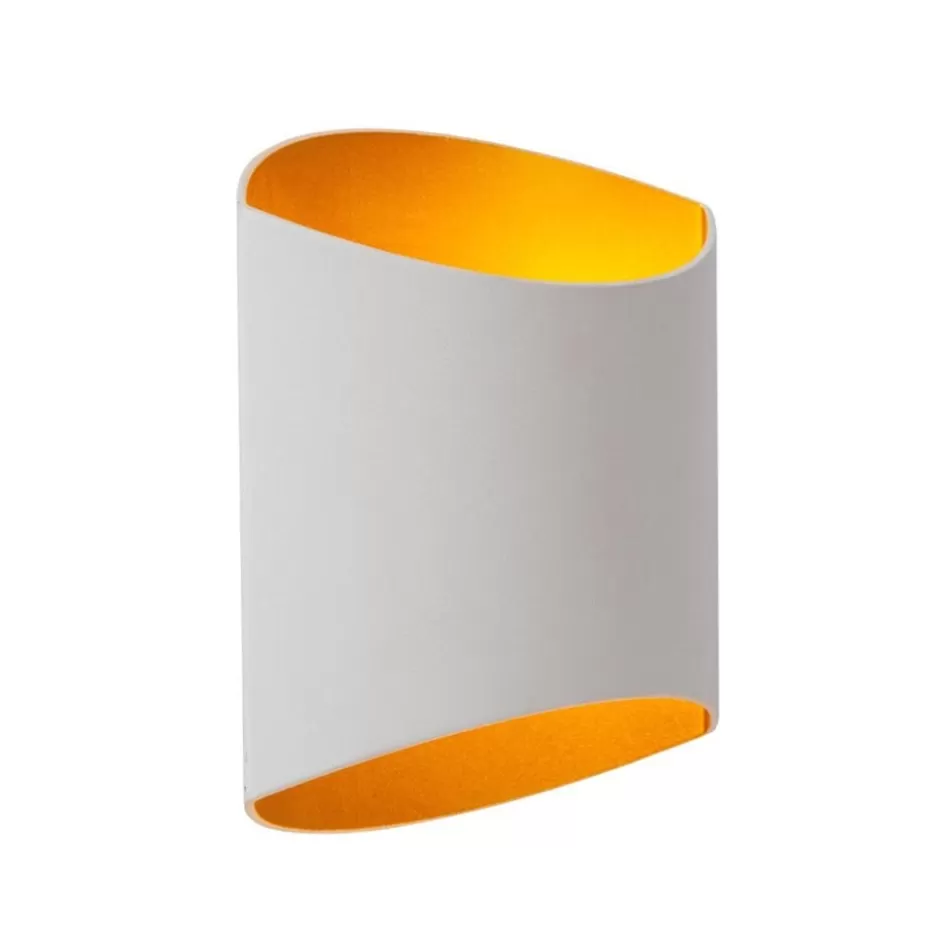 Wandlampen | Lifestyle Verlichting>Straluma Wandlamp up+down wit met goud G9