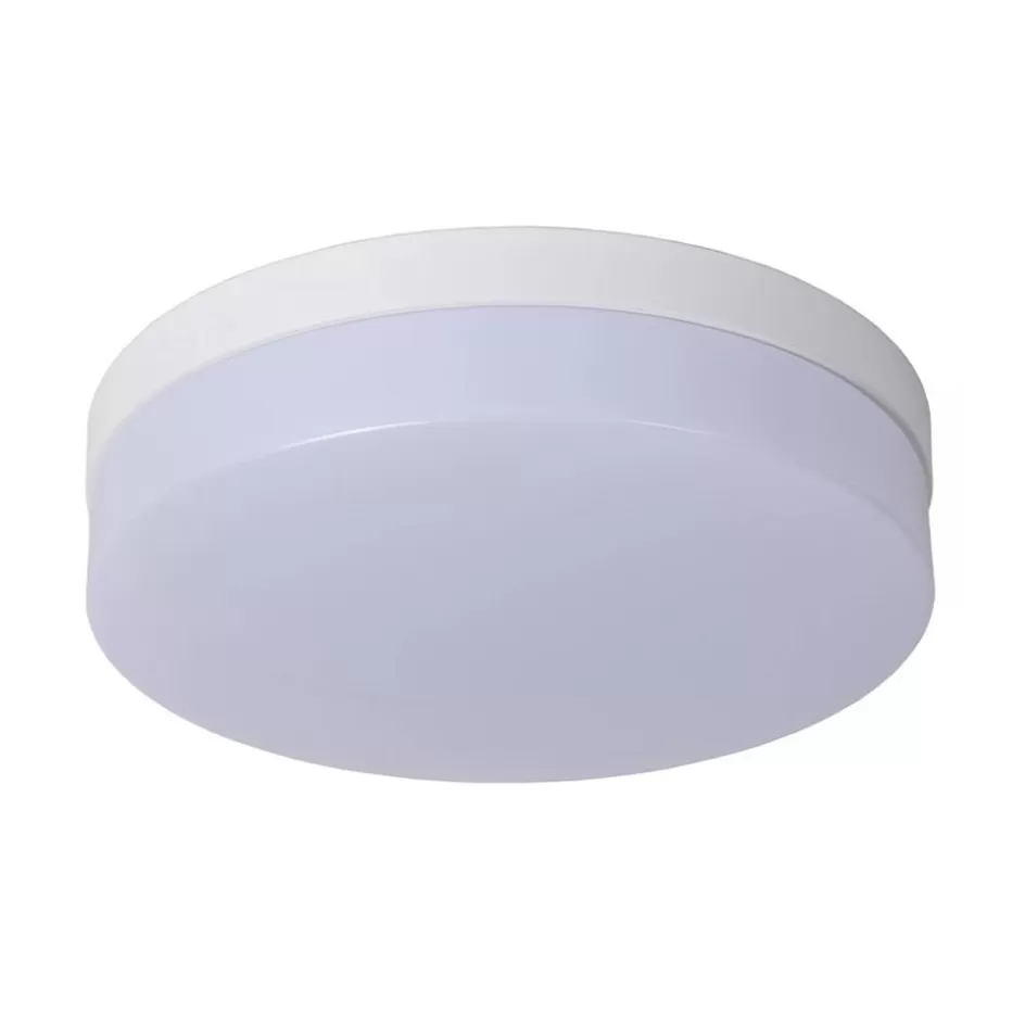 Plafondlampen | Plafonnières>Straluma Witte LED plafondlamp IP44 met bewegingssensor