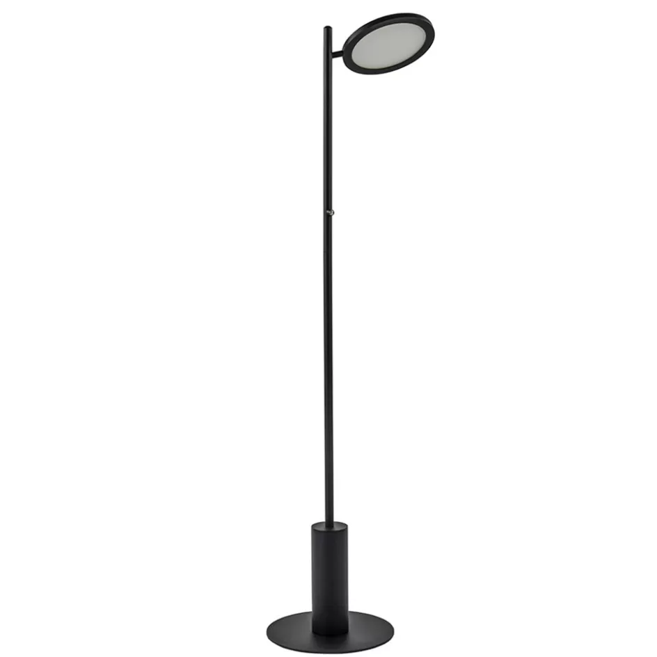 Vloerlampen | Leeslampen>Straluma Zwarte LED vloerlamp 3-standen dimbaar